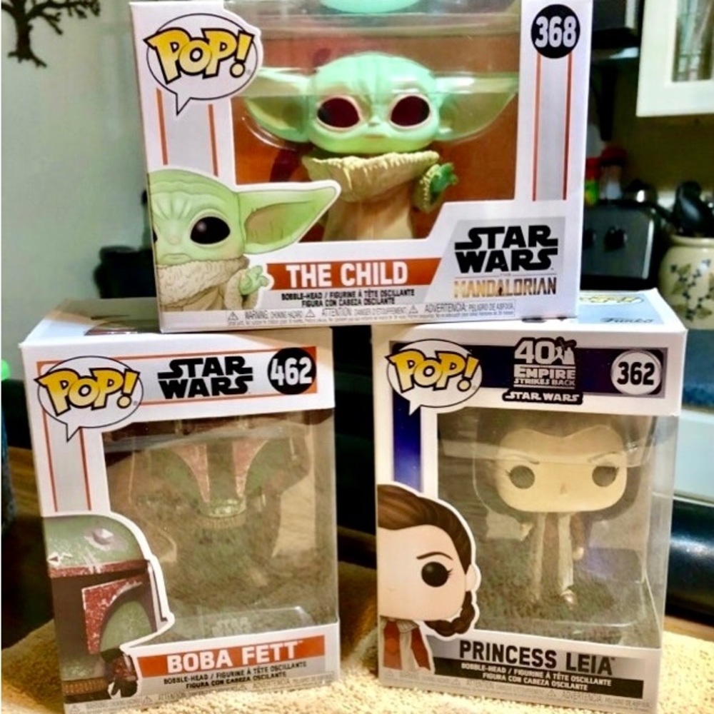 Star Wars Funko Pops bundle.